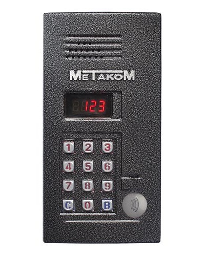 Блок вызова домофона Метаком MK2012-MFEV в Ачинске Блоки вызова многоабонентные Pintop.ru