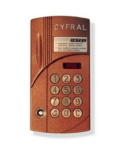 Микропроцессорный блок вызова Цифрал ИНТЕЛ/VC в Ачинске Блоки вызова многоабонентные Pintop.ru