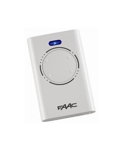 Брелок-передатчик 4-канальный Faac 787008 (белый) в Ачинске Устройства радиоуправления для шлагбаумов и автоматики Pintop.ru