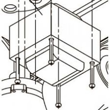 Корпус приемника DIW01 DBC01 Came 119RIR258