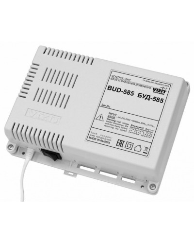 Блок управления и питания периметрового домофона VIZIT БУД-585 в Ачинске Блоки управления многоабонентные Pintop.ru