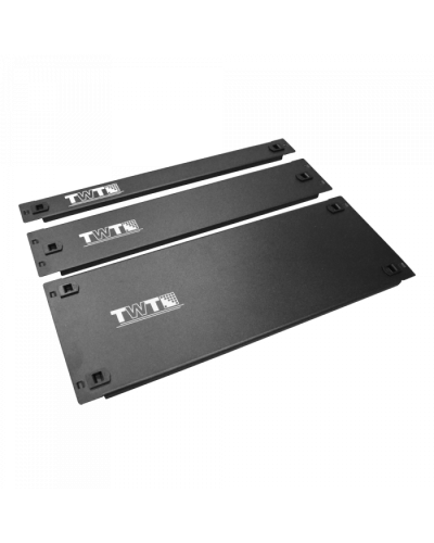 19 металлическая фальш-панель 1U, быстросъемная, черная TWT (TWT-DC-TLMFP-1U) в Ачинске Аксессуары для стоек и шкафов Pintop.ru