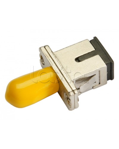 Соединитель проходной ST-SC, SM(для одномодового кабеля), simplex Cabeus ST-SC-SM в Ачинске Проходные адаптеры и розетки оптические Pintop.ru