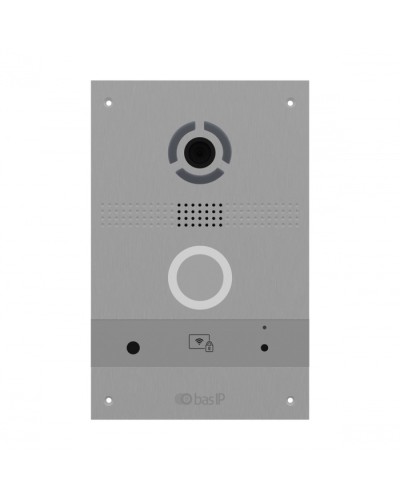 Панель вызывная индивидуальная BAS-IP AV-08FB SILVER в Ачинске Вызывные видеопанели малоабонентные Pintop.ru