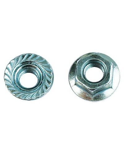 Гайка с насечкой, препятствующей откручиванию М10, нержавеющая сталь DKC CM101000INOX в Ачинске Крепеж Pintop.ru