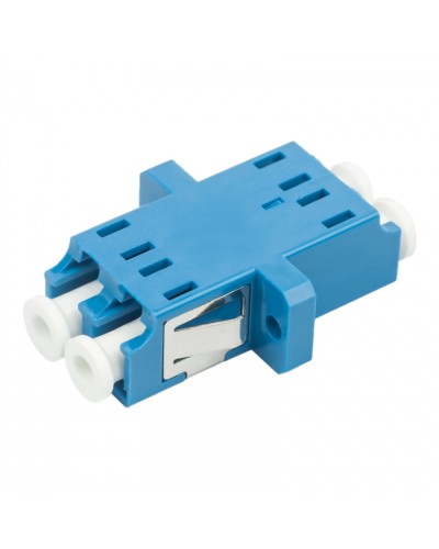 Адаптер оптический проходной LC-LC, OS2, дуплекс (duplex), синий Datarex DR-541102 в Ачинске Коммутационные изделия Pintop.ru