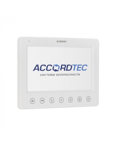 Монитор видеодомофон AccordTec AT-VD 751C/M/SD WH в Ачинске Абонентские IP устройства Pintop.ru
