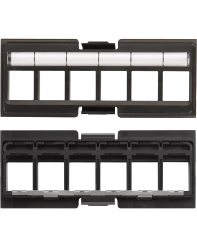 Вставка под кейстоны в модульную панель, экранированная, 6 портов, без шторок LANMASTER LAN-FRM-IN-6OK-SXX в Ачинске Коммутационные изделия Pintop.ru