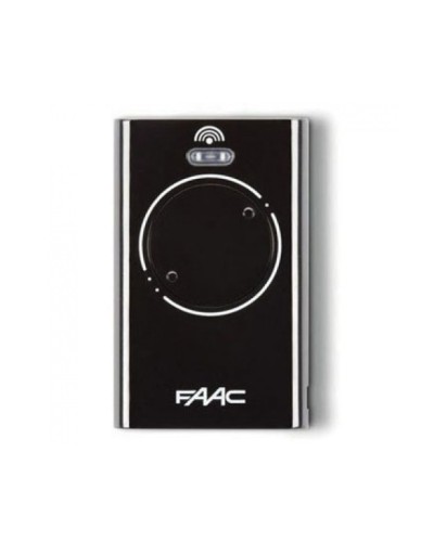 Брелок-передатчик 2-канальный Faac 7870091 (черный) в Ачинске Устройства радиоуправления для шлагбаумов и автоматики Pintop.ru
