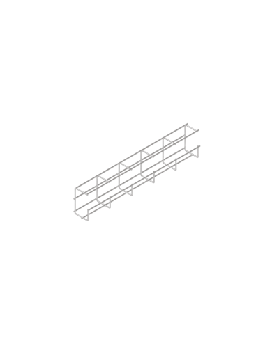 G-образный проволочный лоток 110х65 L3000 мм КМ-Профиль (PLG110-65-3000) в Ачинске Кабельные лотки Pintop.ru