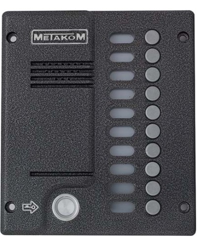 Блок вызова домофона Метаком MК10.2-TM4EVN в Ачинске Вызывные видеопанели малоабонентные Pintop.ru