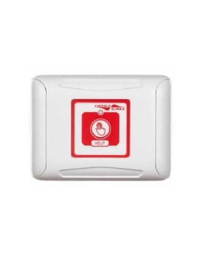 Влагозащищенная радиокнопка вызова Hostcall MP-411W2 в Ачинске Система оповещения и трансляции Hostcall Pintop.ru