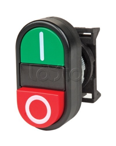 Кнопка двойная выпуклая с линзой для подсветки DKC ABFL в Ачинске Кнопки выхода Pintop.ru