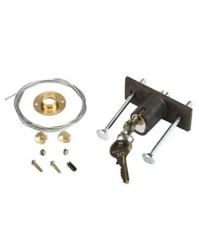 Замок дистанционной разблокировки потолочного привода с ключом №1 Faac 424591001 в Ачинске Запчасти для шлагбаумов и автоматики Pintop.ru