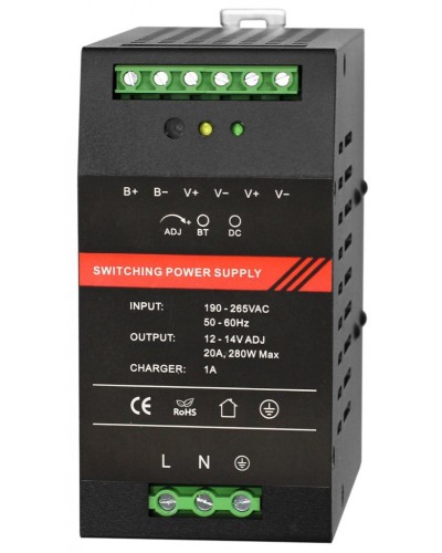 Блок питания Smartec ST-PS120BDU-BK в Ачинске Дополнительное оборудование для СКУД Pintop.ru