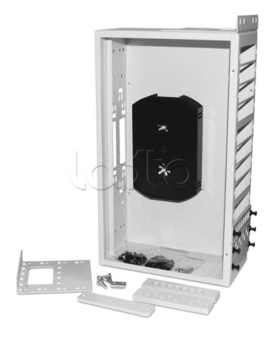 Бокс оптический универсальный 19 Hyperline FO-19R-3U-12xSLT-W140H42-96UN-GY в Ачинске Коммутационные изделия Pintop.ru