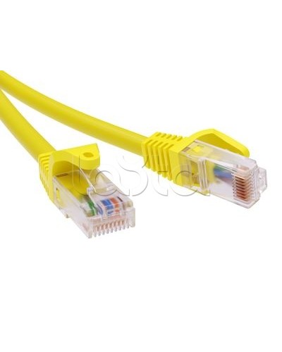 Патч-корд неэкранированный CAT6 U/UTP 4х2, LSZH, желтый, 7м DKC RN6UU4570YL в Ачинске Патчкорды (медные) Pintop.ru