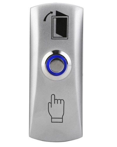 Кнопка выхода металлическая накладная AccordTec AT-H805A LED в Ачинске Кнопки выхода Pintop.ru