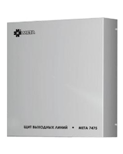 Щит выходных линий с грозозащитой на 12 линий МЕТА 7480 в Ачинске Система оповещения и трансляции Мета Pintop.ru