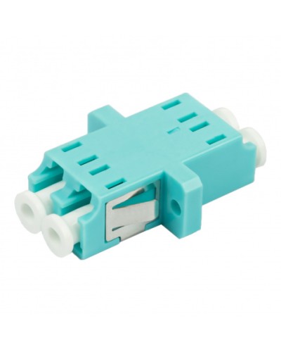 Адаптер оптический проходной LC-LC, OM3, дуплекс (duplex), бирюзовый Datarex DR-541123 в Ачинске Коммутационные изделия Pintop.ru