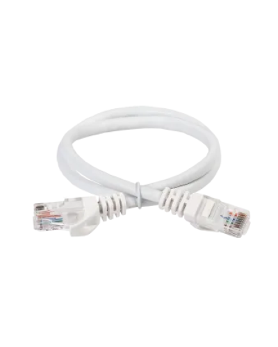 PC08-C5EU-1M ITK Коммутационный шнур (патч-корд) кат.5E UTP 1м белый в Ачинске Патчкорды (медные) Pintop.ru
