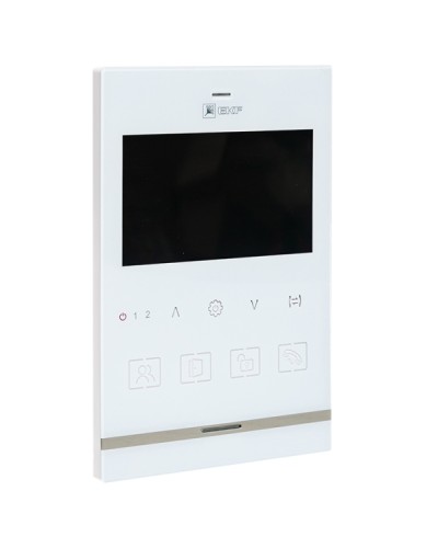 Видеодомофон IPV-01 бел. 4TFT 4пр. 2 канала IP20 EKF (int-ipv-01) в Ачинске Абонентские видеоустройства Pintop.ru