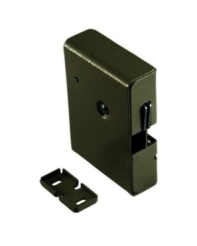 Замок электромеханический с толкателем и датчиком положения двери Promix-SM308.10.1 (черный) в Ачинске Электромеханические замки Pintop.ru