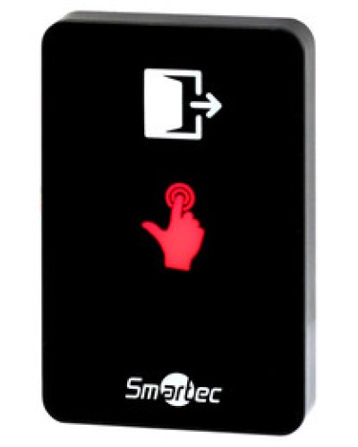Сенсорная кнопка выхода накладная Smartec ST-EX410L-BK в Ачинске Кнопки выхода Pintop.ru