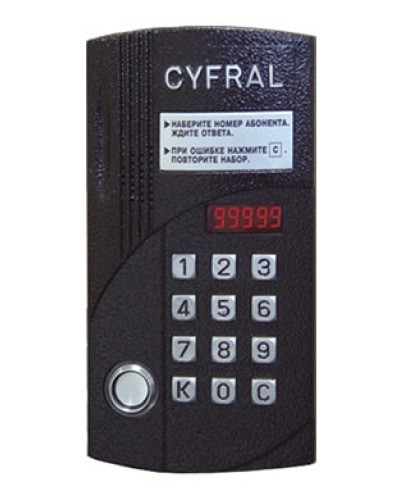 Блок вызова аудиодомофона на 20 абонентов Цифрал CCD-20/TCVС в Ачинске Блоки вызова многоабонентные Pintop.ru