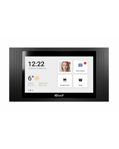 IP-видеодомофон BAS-IP AT-07L BLACK в Ачинске Вызывные IP панели Pintop.ru