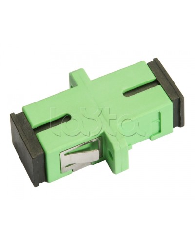 Соединитель проходной SC/APC-SC/APC, SM(для одномодового кабеля), simplex Cabeus SC/APC-SM в Ачинске Проходные адаптеры и розетки оптические Pintop.ru