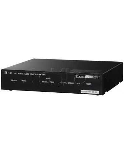 Шлюз передачи аудио, управляющих сигналов через сеть TOA NX-100S W в Ачинске Системы оповещения и трансляции TOA Pintop.ru