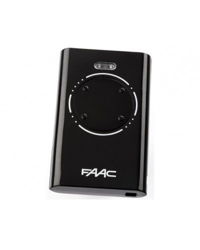 Брелок-передатчик 4-канальный Faac 7870081 (черный) в Ачинске Устройства радиоуправления для шлагбаумов и автоматики Pintop.ru