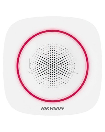 Беспроводной внутренний SIP-оповещатель Hikvision AX PRO DS-PS1-II-WE(RU) (Red Indicator) в Ачинске Оповещатели Pintop.ru