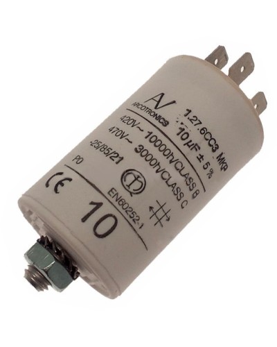 Конденсатор 10 мкФ с гибкими выводами для приводов CAME ATI CAME 119RIR295 в Ачинске Запчасти для шлагбаумов и автоматики Pintop.ru