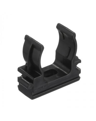 CF20G Держатель (клипса), без галогена, для труб D20мм, цвет чёрный (50 шт/упак) Экопласт (41720-50HF-BL) в Ачинске Держатели, клипсы, скобы Pintop.ru