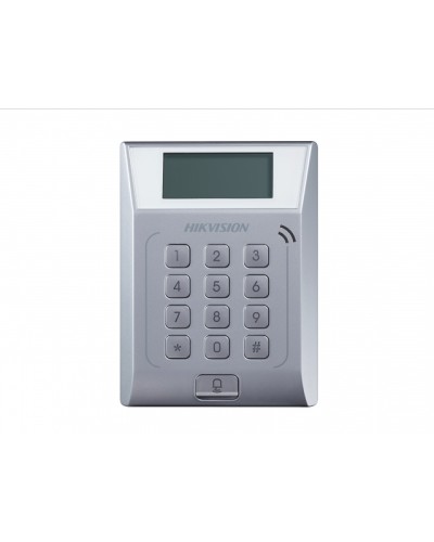 Терминал доступа со встроенным считывателем Mifare карт Hikvision DS-K1T802M в Ачинске Контроллеры Pintop.ru