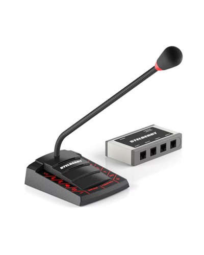 Пульт громкого оповещения STELBERRY F-742 в Ачинске Микрофонные консоли и микрофоны Pintop.ru