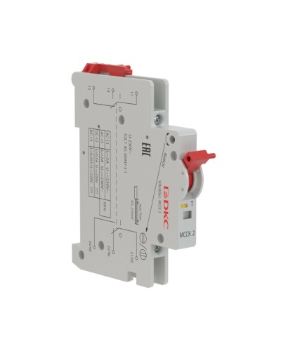 Аварийный и вспомогательный контакт YON MD63-МССК2 2-пер.конт.(подходит для MD63, MD63P, MDV) DKC (MD63-MCCK2) в Ачинске Электротехническое оборудование Pintop.ru