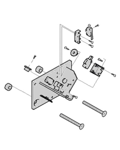 Механические упоры концевых положений G4040 G4041 в сборе Came 119RIG177 в Ачинске Запчасти для шлагбаумов и автоматики Pintop.ru