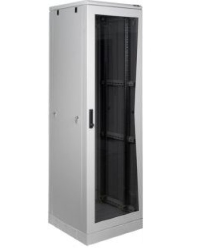 Комплект дверей передняя и задняя цельнометаллические для шкафа серии TFL 24U TLK (TFL-4-2460-MM-GY) в Ачинске Аксессуары для стоек и шкафов Pintop.ru