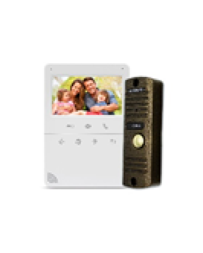 AccordTec Комплект домофонии AT-home4 WH-BZ в Ачинске Комплекты домофонов Pintop.ru