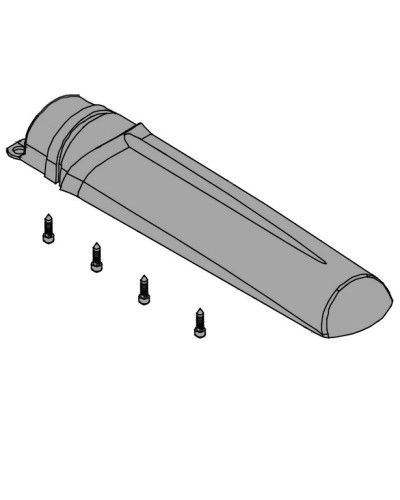 Крышка кожуха винта АХ302304, АХ3024, АХ402306, АХ412306 Came 119RID308 в Ачинске Запчасти для шлагбаумов и автоматики Pintop.ru