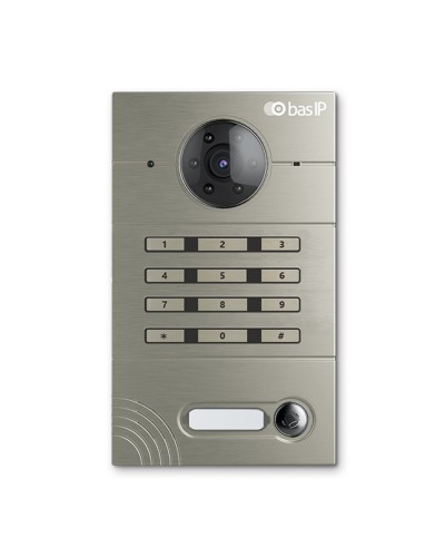 Панель вызывная BAS-IP AV-01KD GREY в Ачинске Вызывные видеопанели малоабонентные Pintop.ru