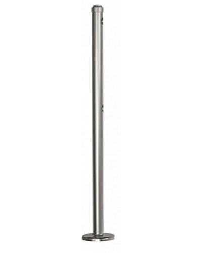 Стойка стационарная хромированная Ростов-Дон ОБ1/0-0 ХРОМ в Ачинске Ограждения Pintop.ru