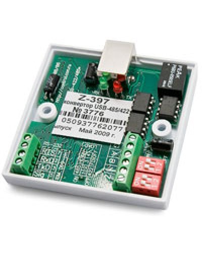 Конвертер специальный с гальванической развязкой USB RS422/485 IronLogic Z-397 (мод. USB) в Ачинске Сетевая СКУД Matrix Pintop.ru