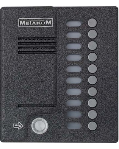 Блок вызова домофона Метаком MК10.2-TM4EV в Ачинске Вызывные видеопанели малоабонентные Pintop.ru