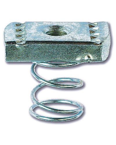 Гайка для подвешивания профиля (с удлиненной пружиной) М10х40 DKC CM161000 в Ачинске Крепежные изделия Pintop.ru