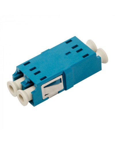 Адаптер оптический LC, SM, корпус SC без фланцев, дуплексный LANMASTER (LAN-2LCS/NF-AM-SM) в Ачинске Проходные адаптеры и розетки оптические Pintop.ru