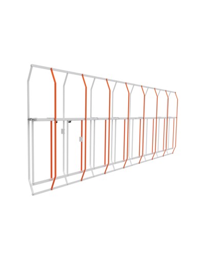 Шторка стрелы шлагбаумов GT высотой 1,3 м (модуль 1721 мм) Came 803XA-0350 в Ачинске Запчасти для шлагбаумов и автоматики Pintop.ru